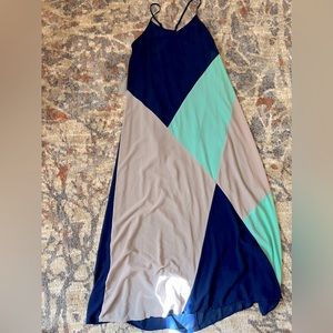[Ya Los Angeles] Colorblock Maxi Dress